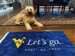 WVU Class of 2024 Let's Go Flag