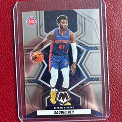 Saddiq Bey Detroit Pistons 2022 Panini Mosaic Prizm #150