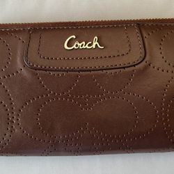 Coach Accordion Zip Wallet