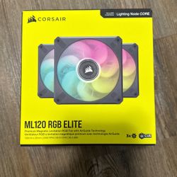 Brand New Corsair ML120 RGB Elite Fans