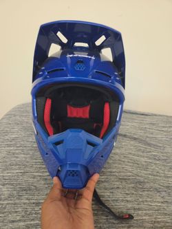 Alpinestars Full-Face Motocross Helmet Blue
