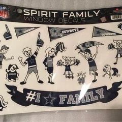 Cowboys Family Decal Set