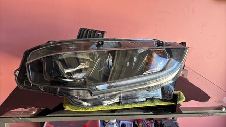 2019-2021 HONDA CIVIC LEFT DRIVER SIDE BLACK HEADLIGHT  L31EJ(contact info removed)1
