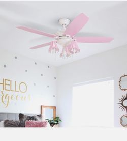 Elsa Princess Pink Ceiling Fan