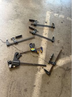 Working clamps x 6 for $30
