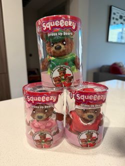 Squeeezy Dress Up Bears – Set of 3