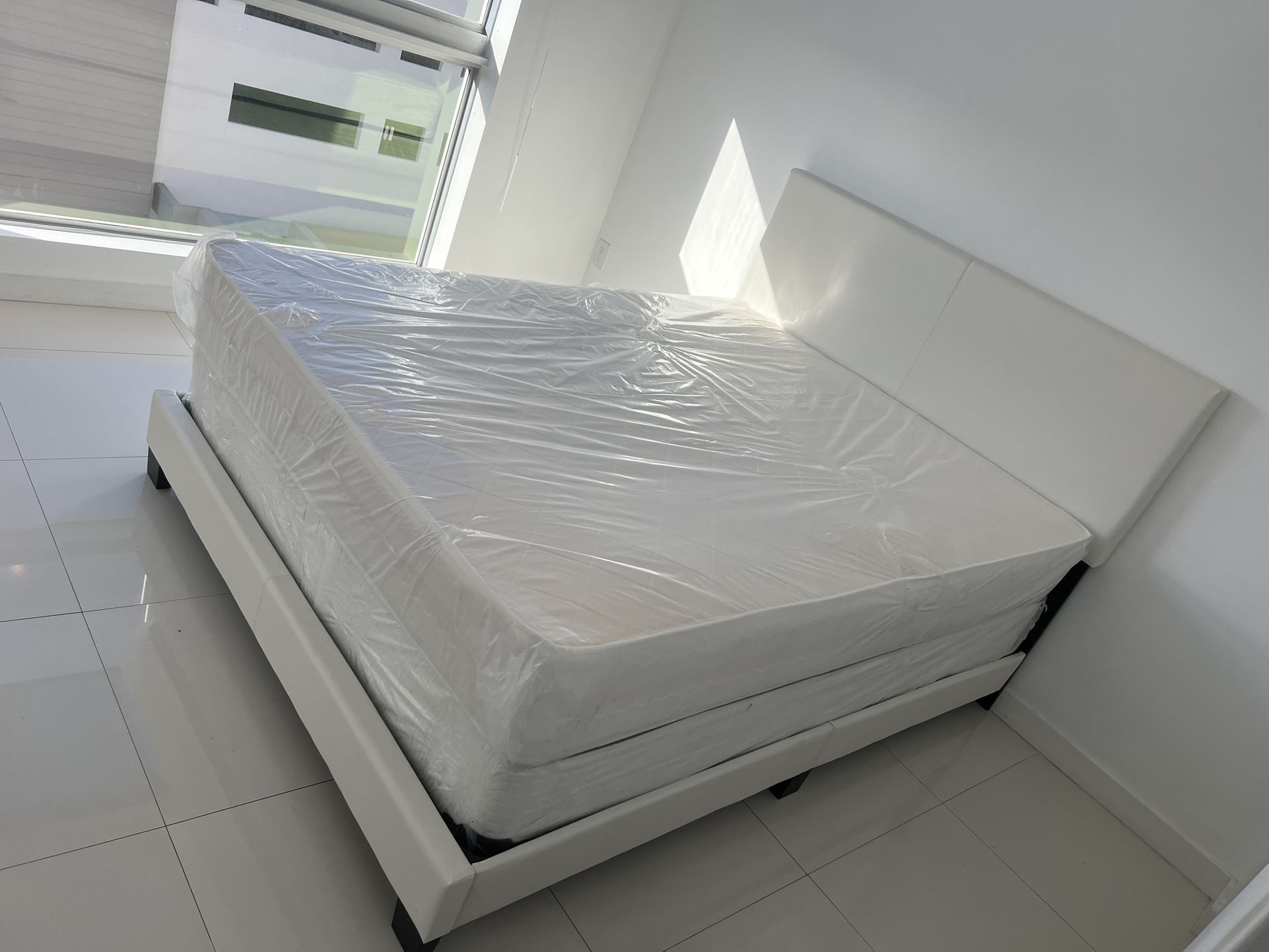 Queen Size Bed Frame With Mattress And All New Furniture And Free Delivery