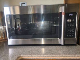 Café 1.7 Cu. Ft. Stainless Steel Over The Range Microwave