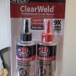 J-B Weld Pro Size ClearWeld 5 Minute Set Epoxy