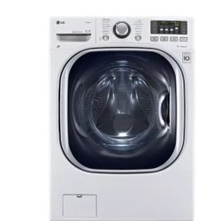 LG 4.2-cu ft Capacity White Ventless All-in-One Washer/Dryer Combo with Steam Cycle 