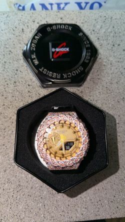 Custom iced out  gshock