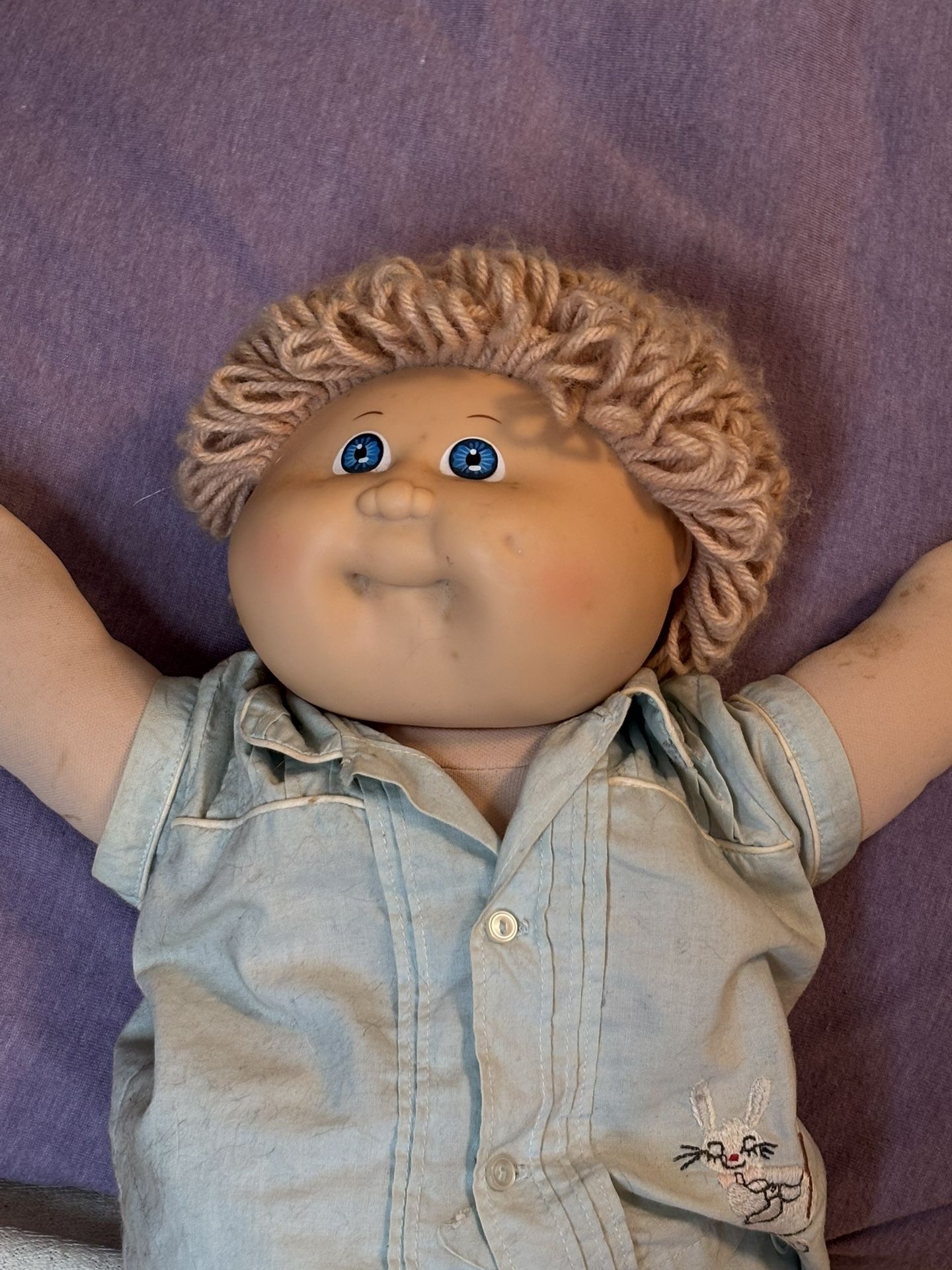 1982 Cabbage Patch Doll Excellent Condition W/ Real Baby Clothes