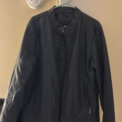 Men’s American Breed Leather Jacket - Large 