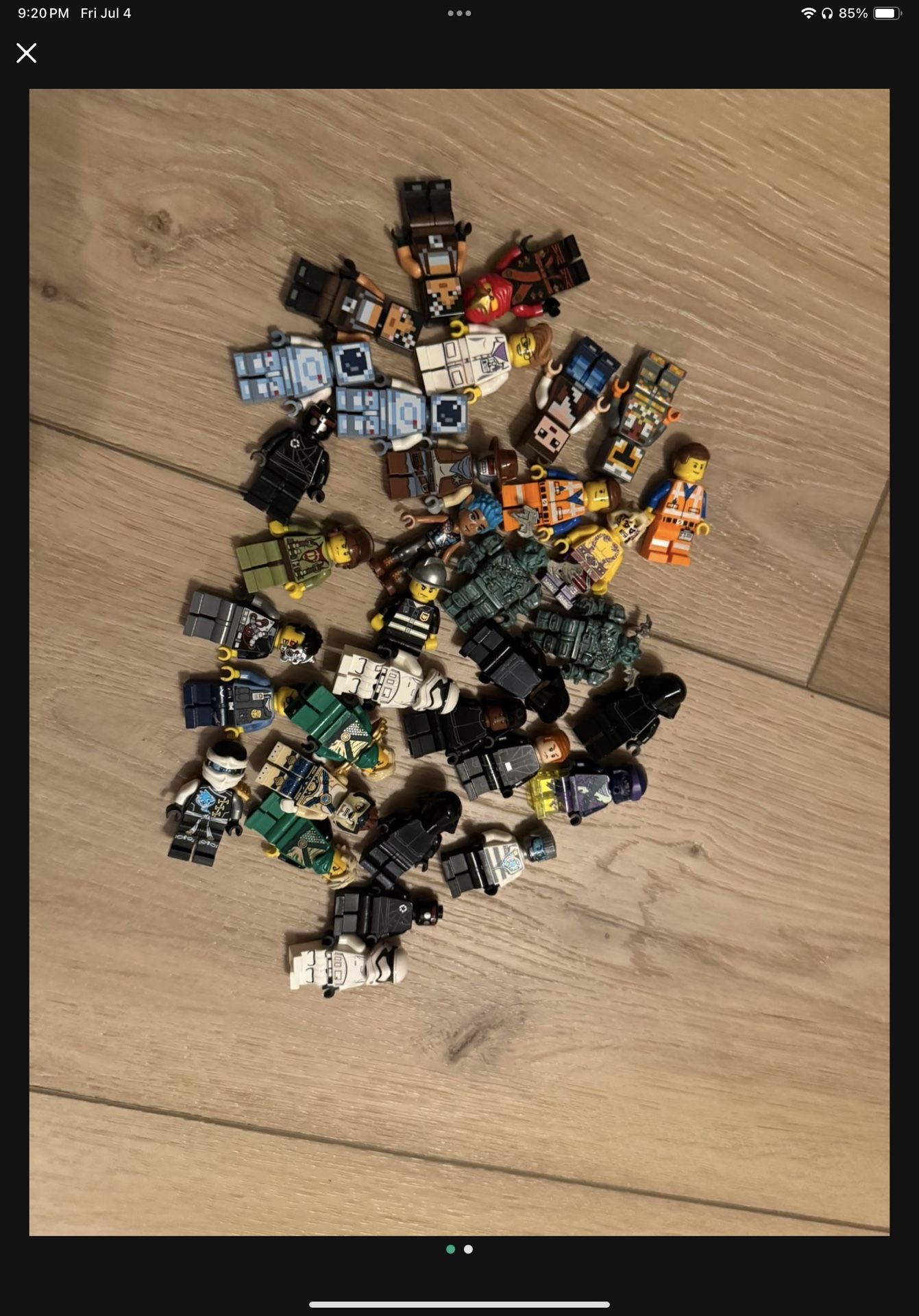 Mixed LEGO Minifigure Lot – Over 30 Figures – Star Wars, Ninjago, Minecraft, City & More