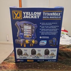 New Yellow Jacket Titan Max Digital Manifold Kit