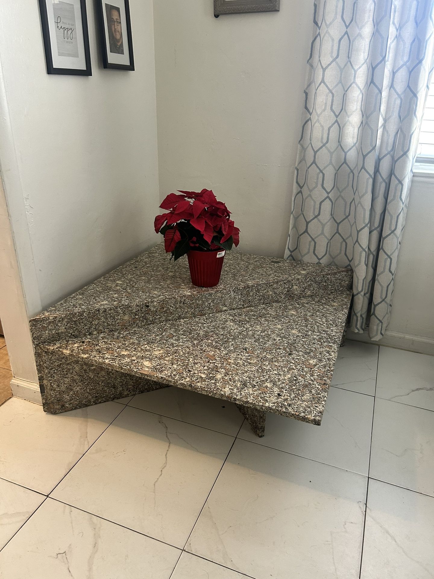 Marble table