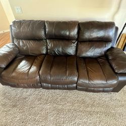 Leather Recliner Sofa And Loveseat