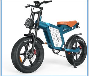 JANSNO Electric Bike,1500W Motor Electric Bike for Adults with 48V 23Ah Battery,31MPH 120 Miles, 20" x 4.0 Electric Dirt Bike,7-Speed Off Road ebike U