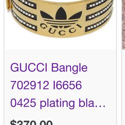 Adidas X Gucci Bangle 