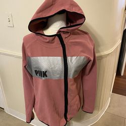 Like New( Never Worn) Woman’s Victoria Secret Pink Hoodie Sweatshirt Size Small 