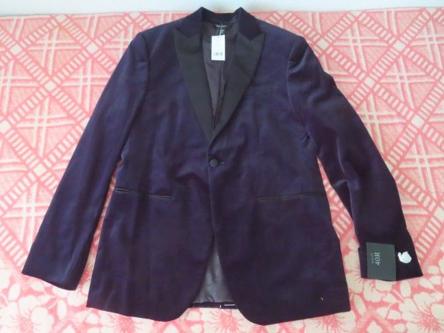 BANANA REPUBLIC 1 Button Velvet Profilo Blazer 40R limited edition NWT 63 of 500