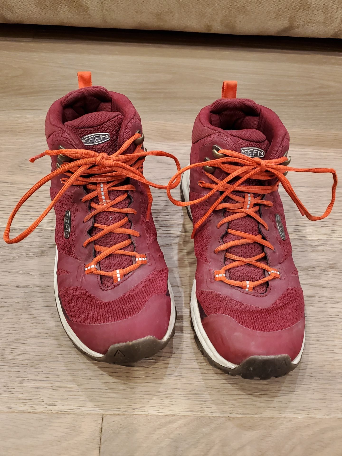KEEN Women’s Terradora II Waterproof Hiking Boots - Red Women’s 6