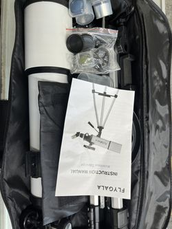 Flygala 80/600mm Refractor Telescope with Carry Case