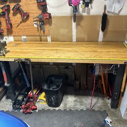 Work Bench and Vise