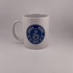 MIL-ART CHINA CO. UNITED STATES NAVY COFFEE MUG (NEW)