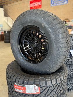 🔥 285/70R17 Nitto Ridge Grappler + 17” Black Rhino Taleo 🔥 CORE TIRE MOTORSPORTS