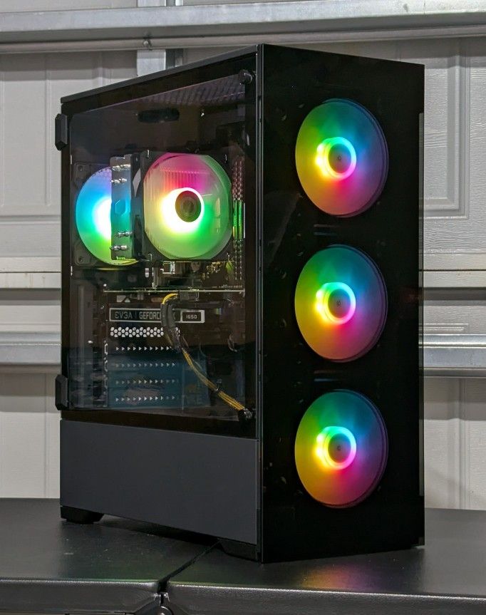 AMD Ryzen RGB Gaming PC Computer 16 GB RAM SSD Nvidia GPU Windows 11