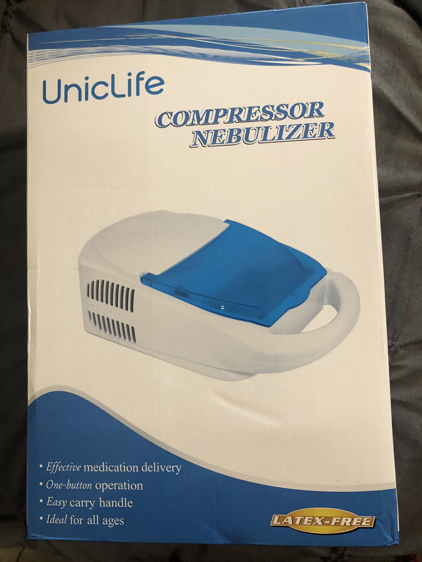 BRAND NEW IN BOX Uniclife Portable Compressor System Kit Cool Mist Inhaler for Kids and Adults