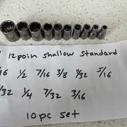 Craftsman Mechanic Standard Socket Set