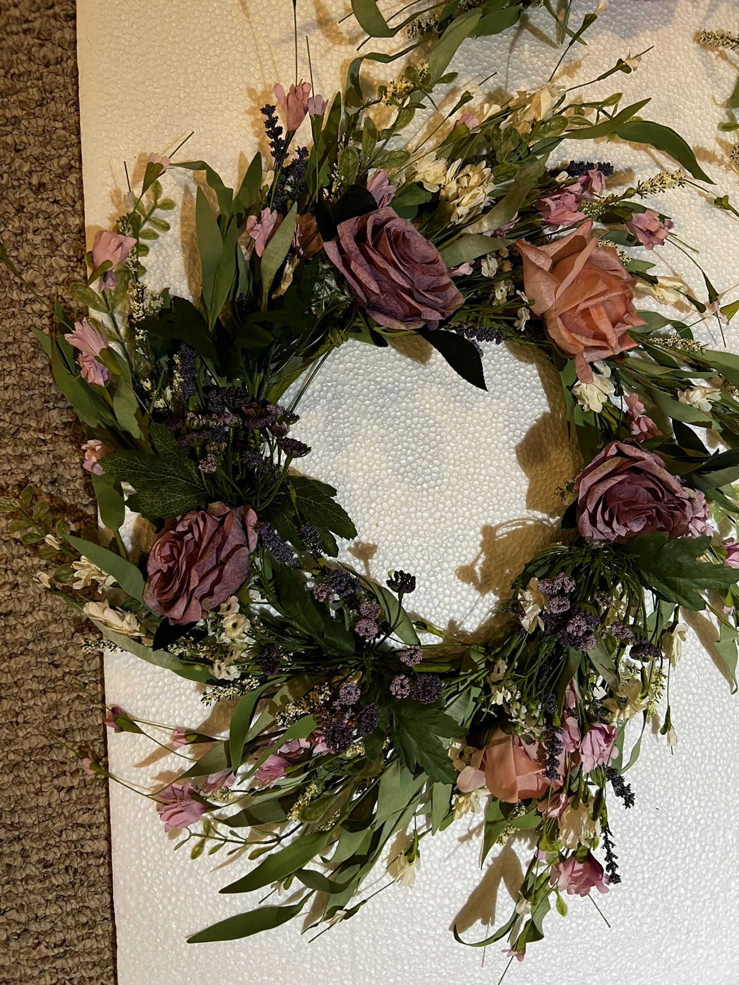 Floral Wreaths From Wedding- Set Of 9