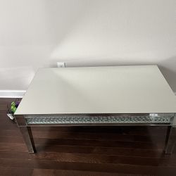 Mirrored Glass Coffee Table