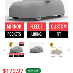 Mini cooper car cover new!