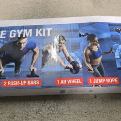 Home Gym Kit and Wrinst Weights