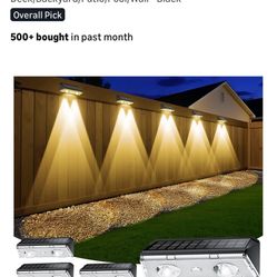 Solar Fence Lights Outdoor, 12 Pack IP65 Waterproof Fence Lights Solar Powered with Ultra-Bright LED Lens, 9 Color Modes, 12+ Hours Steady Glow for De