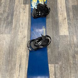 Type A OverSpray Snowboard - 158cm with Burton L Bindings