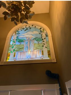 Custom Made Painted Glass 