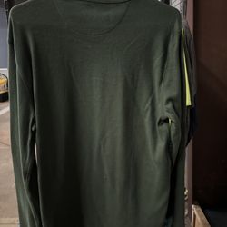 Green long sleeve shirt
