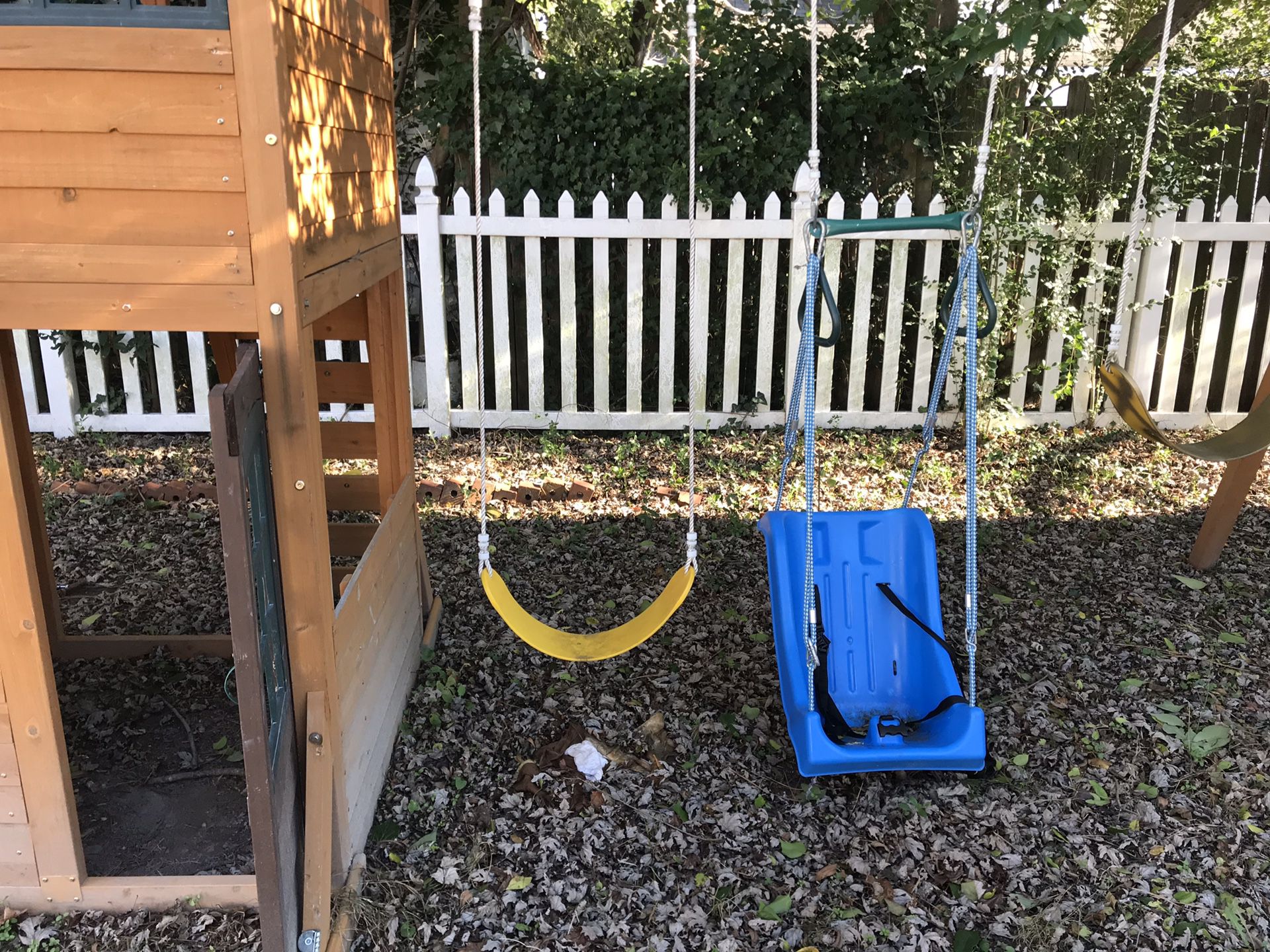 Swing set new 2018 Virginia Beach va area- not including blue swing, yes other 2 included