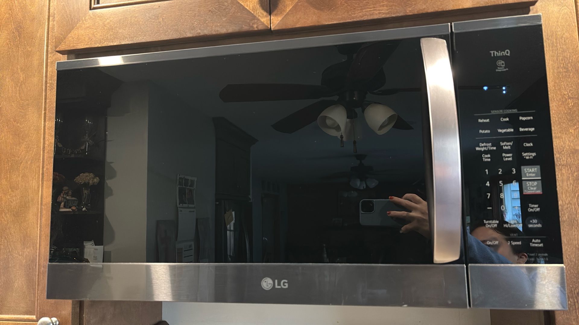 Free Black Stainless Steel Microwave ( Needs Part)
