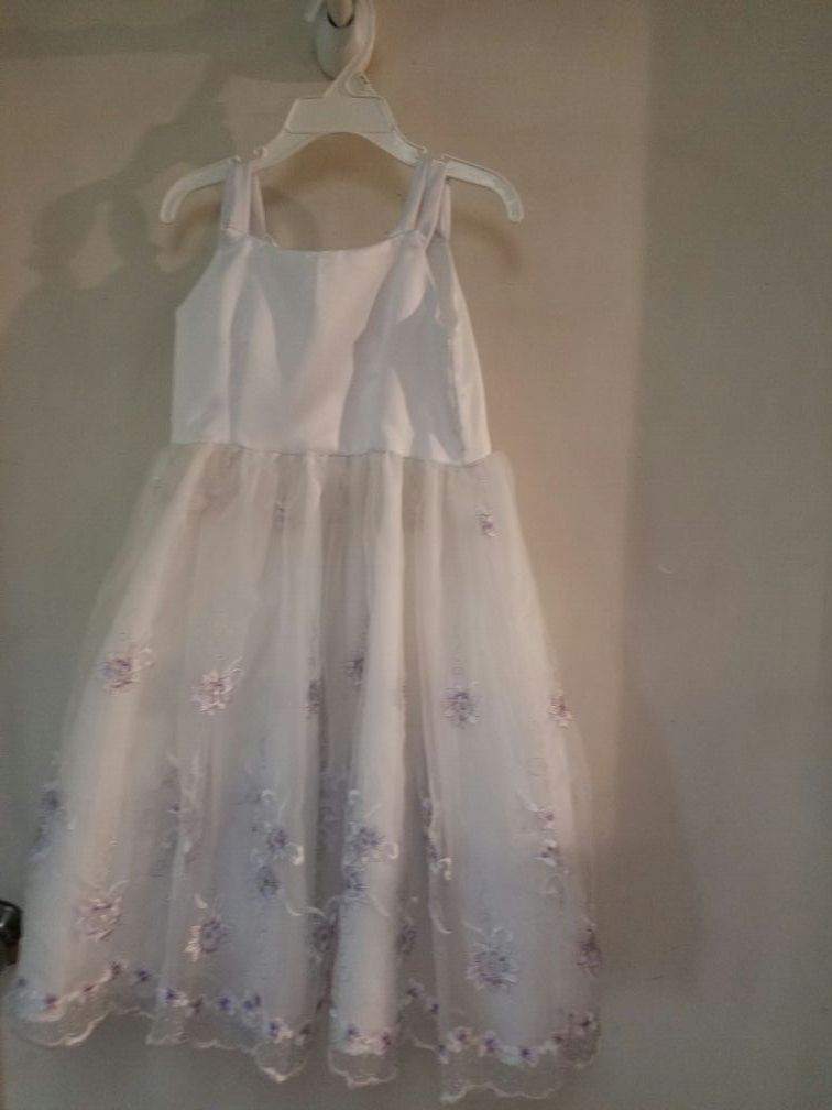 White little girls dress