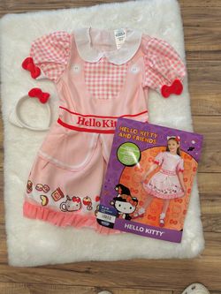 Hello Kitty Girls Costume Dress with Headband