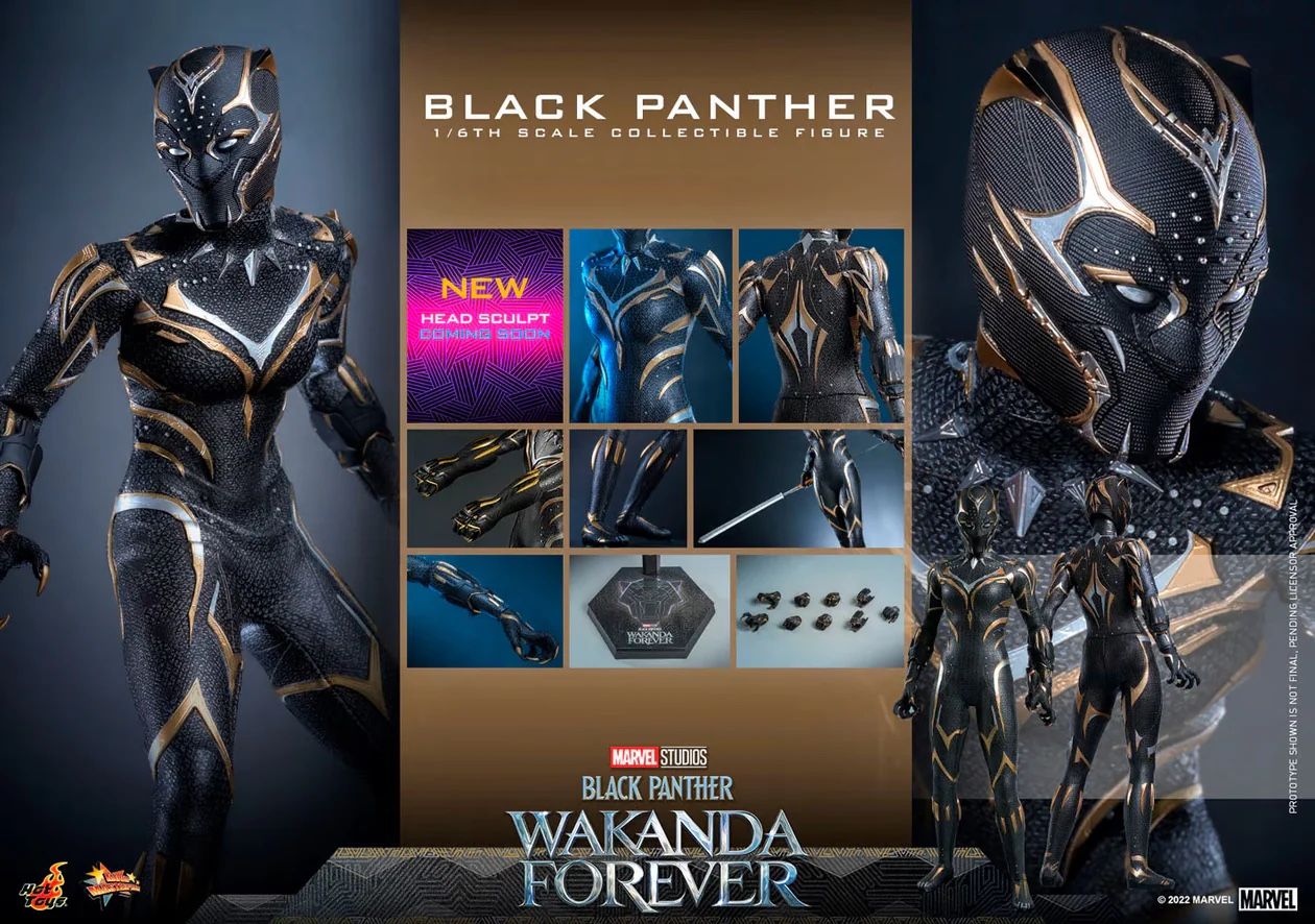Hot Toys 1/6 Marvel Comics Black Panther: Wakanda Forever Black