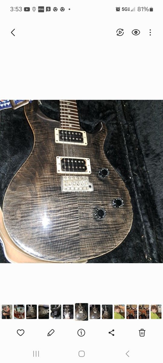 1992 Custom 24 Paul Reed Smith (TOP 10) Half Moon Fret inlays!