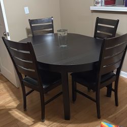 Dining table with four chair