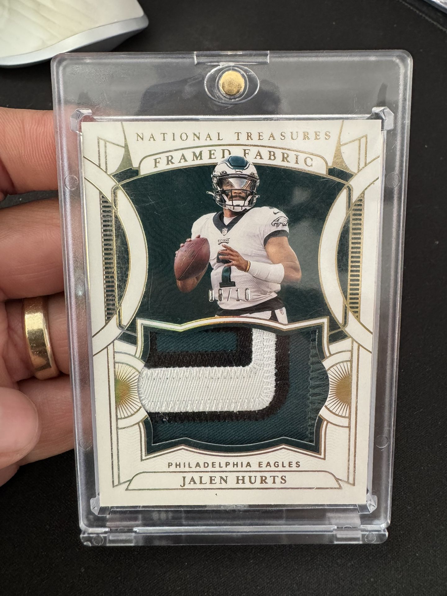 2021 Panini National Treasures Jalen Hurts /10 Patch #FF-JAH