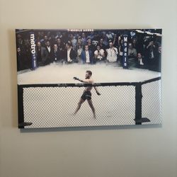 Conor McGregor thick canvas art ready to hang